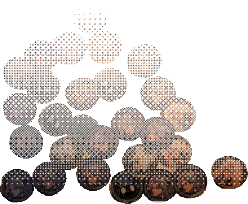 stickers voting for characters in da game